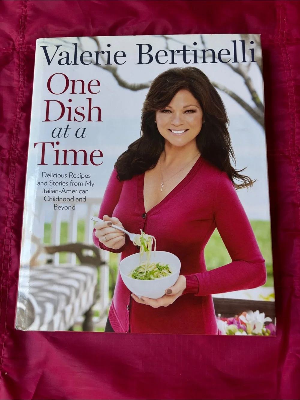 Valerie Bertinelli One Dish at a Time hardback cookbook 242 pgs. Good shape